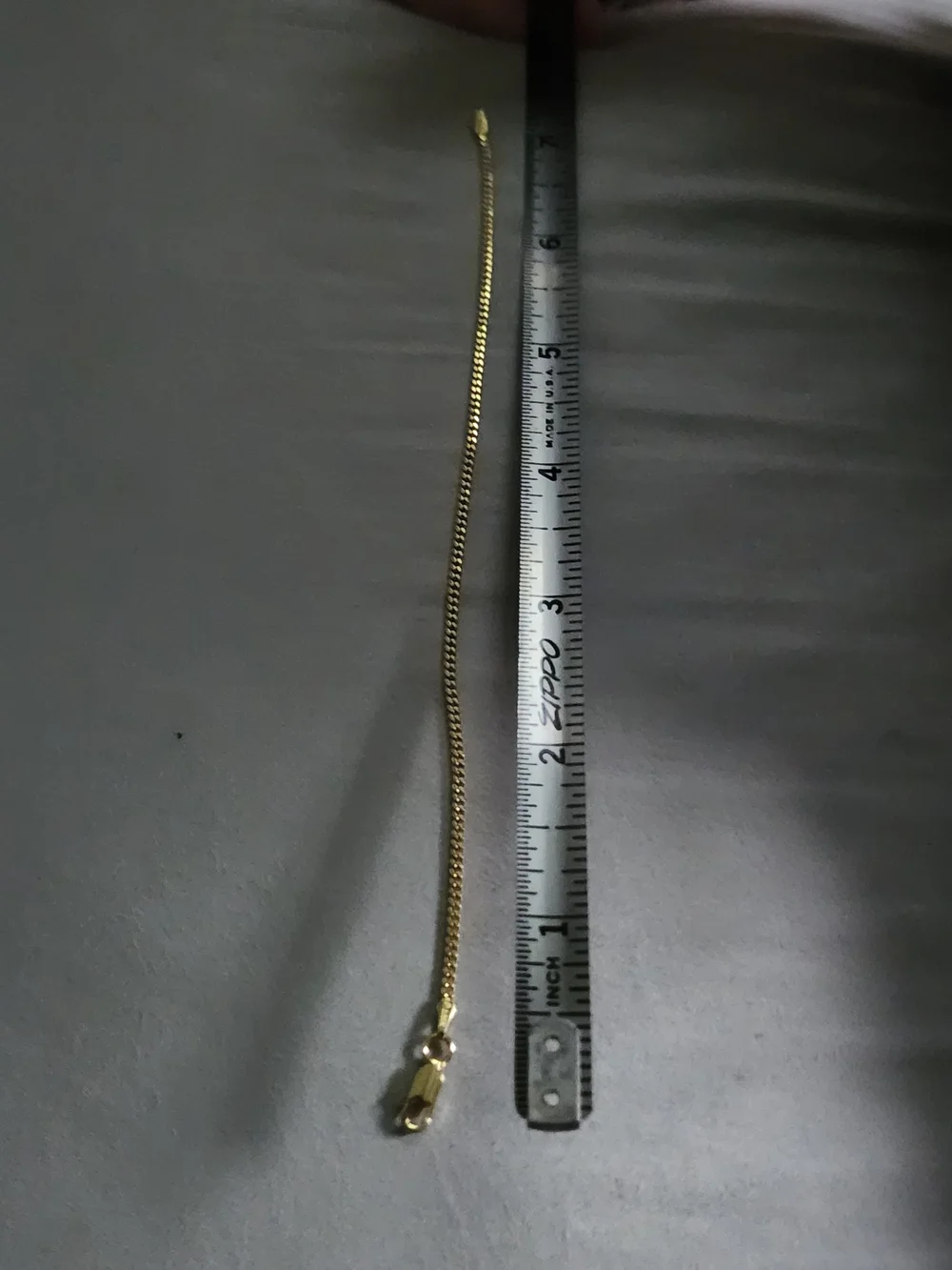 Men's Polished Gold Over 925/italy Curb Chain Bracelet- Classic Everyday Style